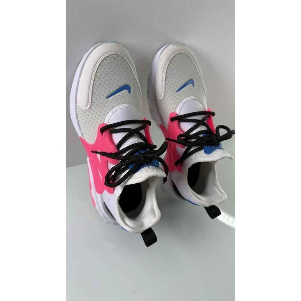 Nike React Presto White Pink Blue Sneakers Woman's Running Shoes